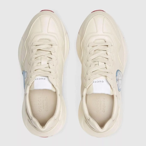 SOLD!!- GUCCI X DORAEMON RHYTON SNEAKER - IVORY-SIZE 36(6)- NEW WITH BOX - Picture 11 of 14